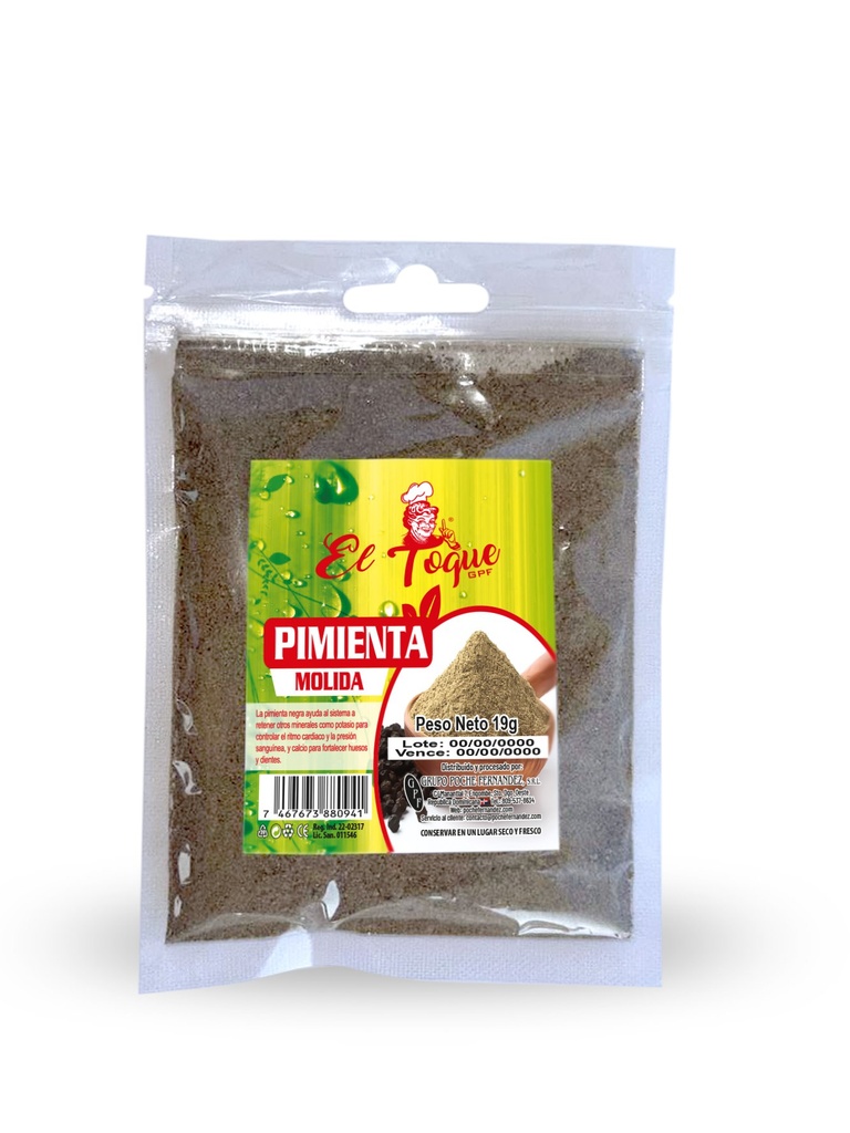 PIMIENTA MOLIDA 19G (Y)